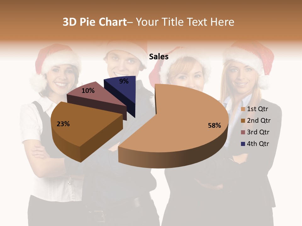 Team Attractive Teamwork PowerPoint Template