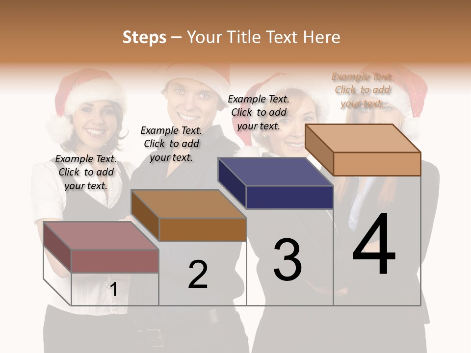 Team Attractive Teamwork PowerPoint Template