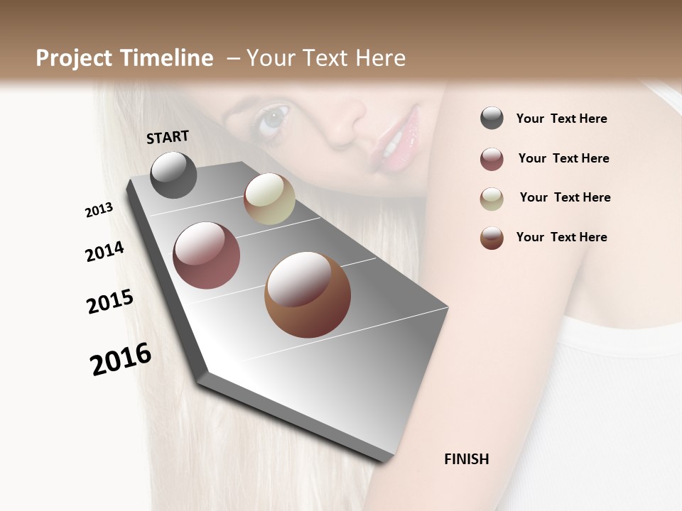 Fashion Looking Beauty PowerPoint Template