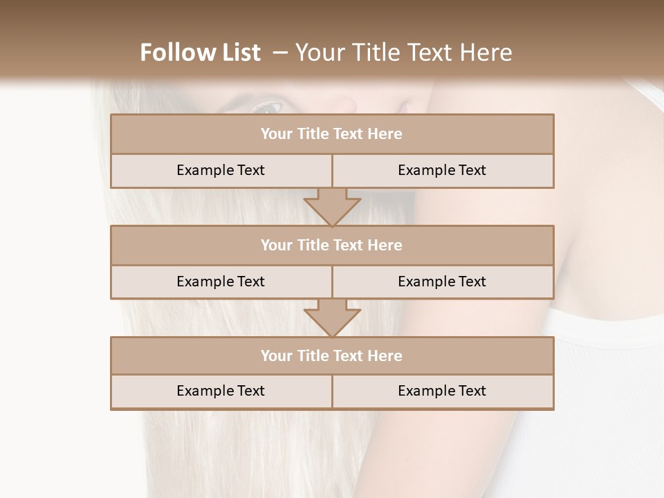 Fashion Looking Beauty PowerPoint Template