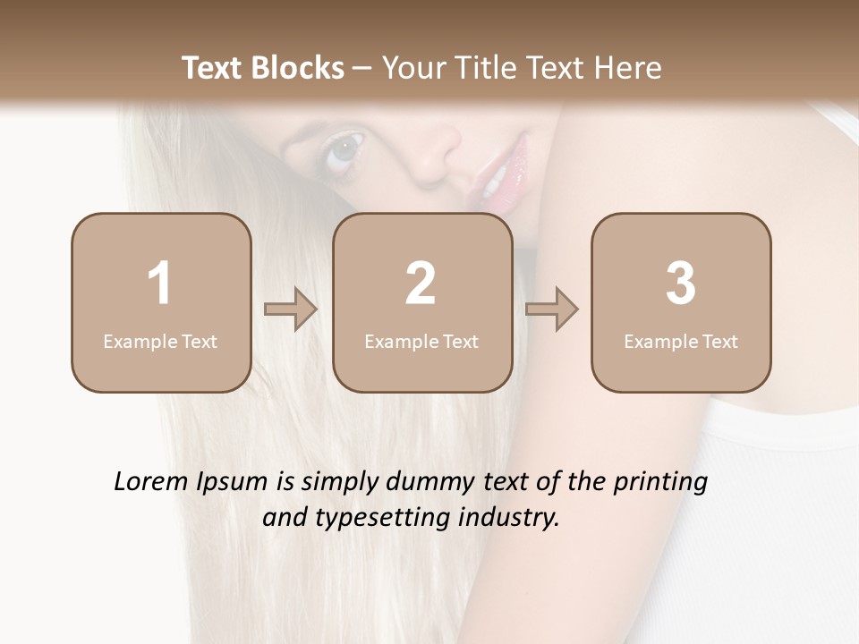 Fashion Looking Beauty PowerPoint Template