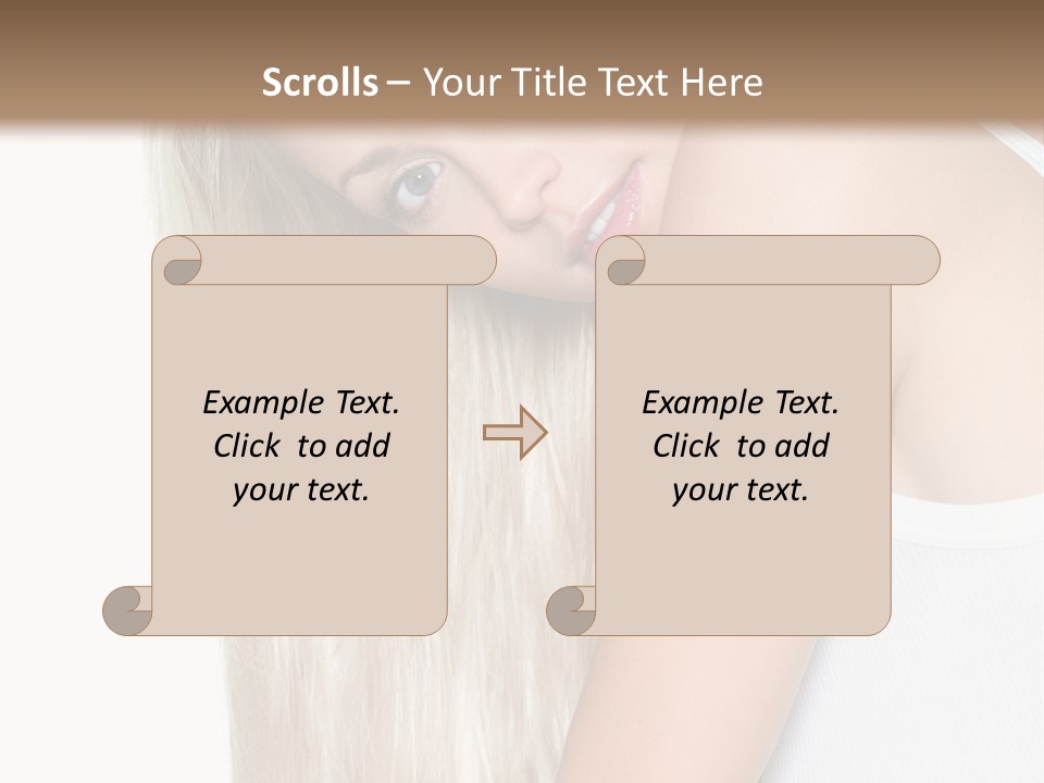 Fashion Looking Beauty PowerPoint Template