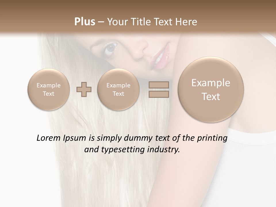 Fashion Looking Beauty PowerPoint Template