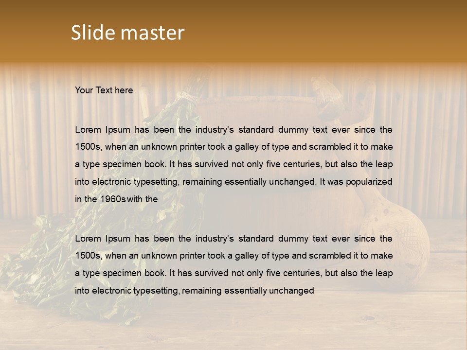 Treat Warm Table PowerPoint Template