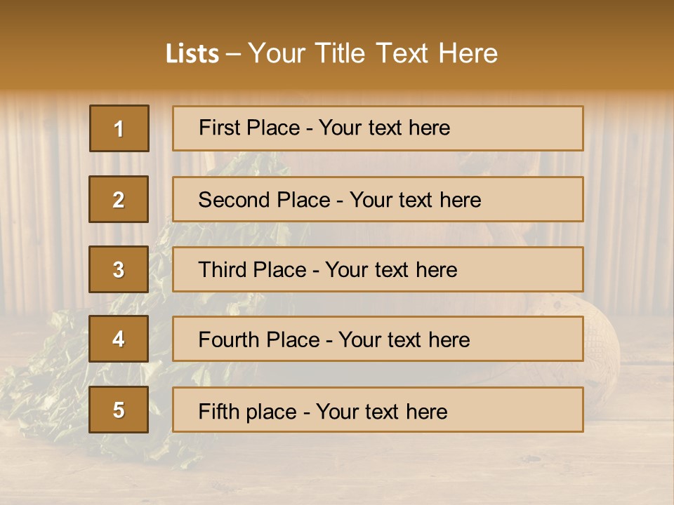 Treat Warm Table PowerPoint Template