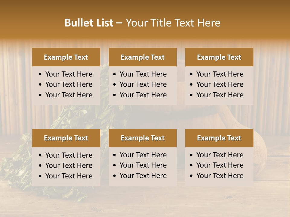 Treat Warm Table PowerPoint Template