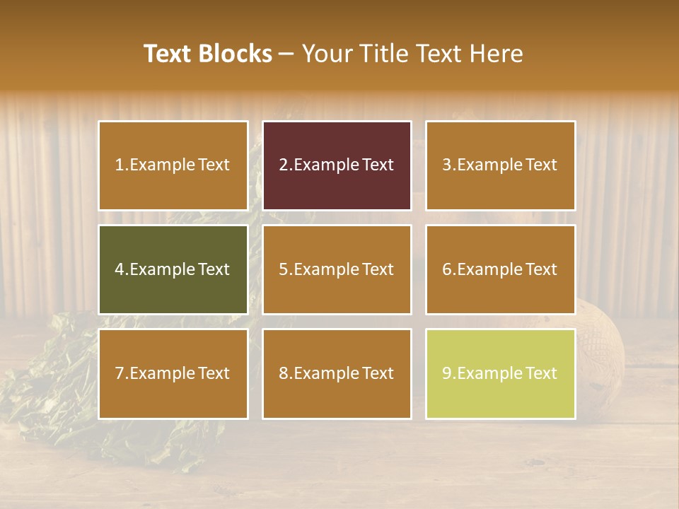 Treat Warm Table PowerPoint Template