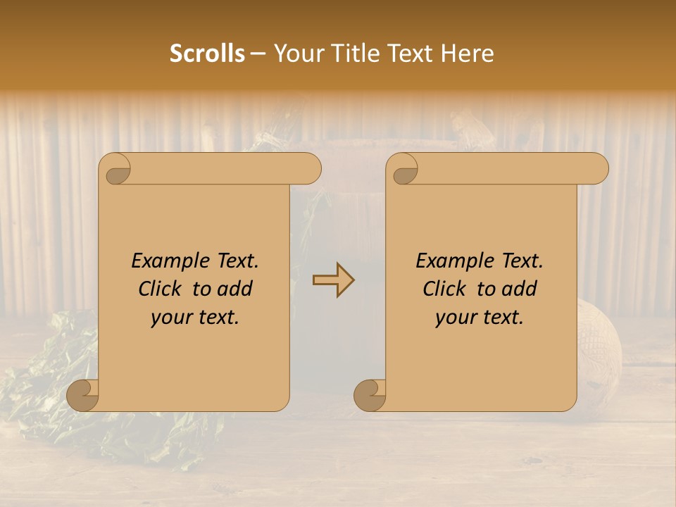 Treat Warm Table PowerPoint Template