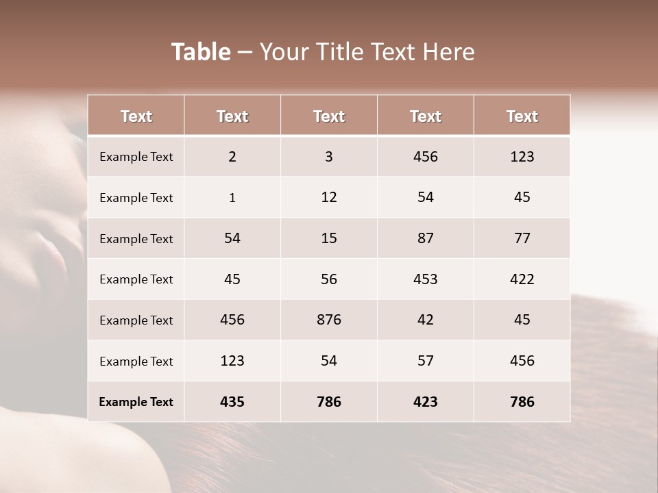 Long Luxury Style PowerPoint Template