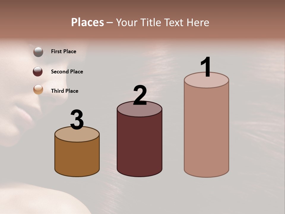 Healthcare Naked Makeup PowerPoint Template
