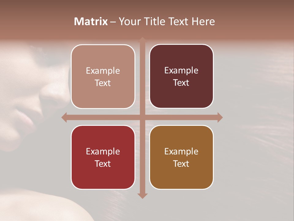 Healthcare Naked Makeup PowerPoint Template