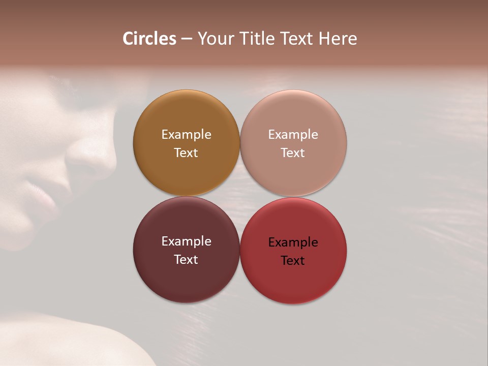 Healthcare Naked Makeup PowerPoint Template