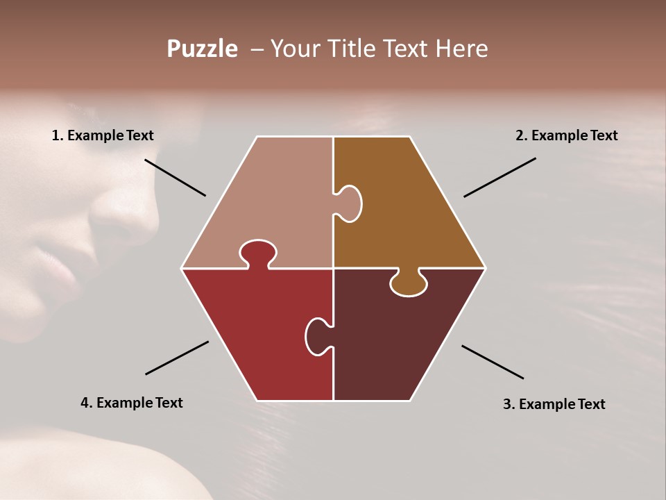 Healthcare Naked Makeup PowerPoint Template