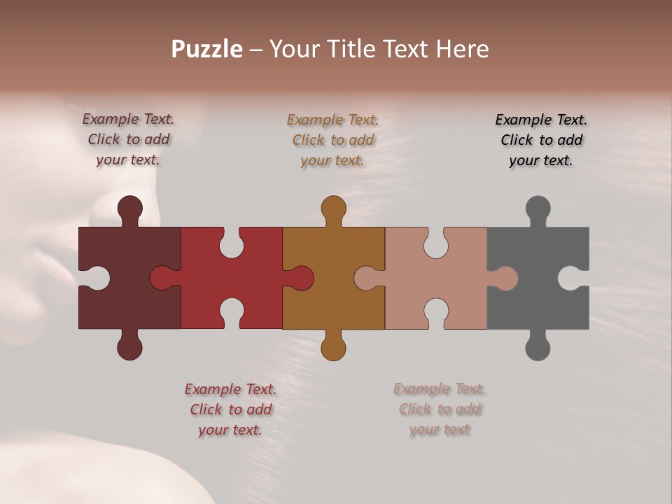 Healthcare Naked Makeup PowerPoint Template