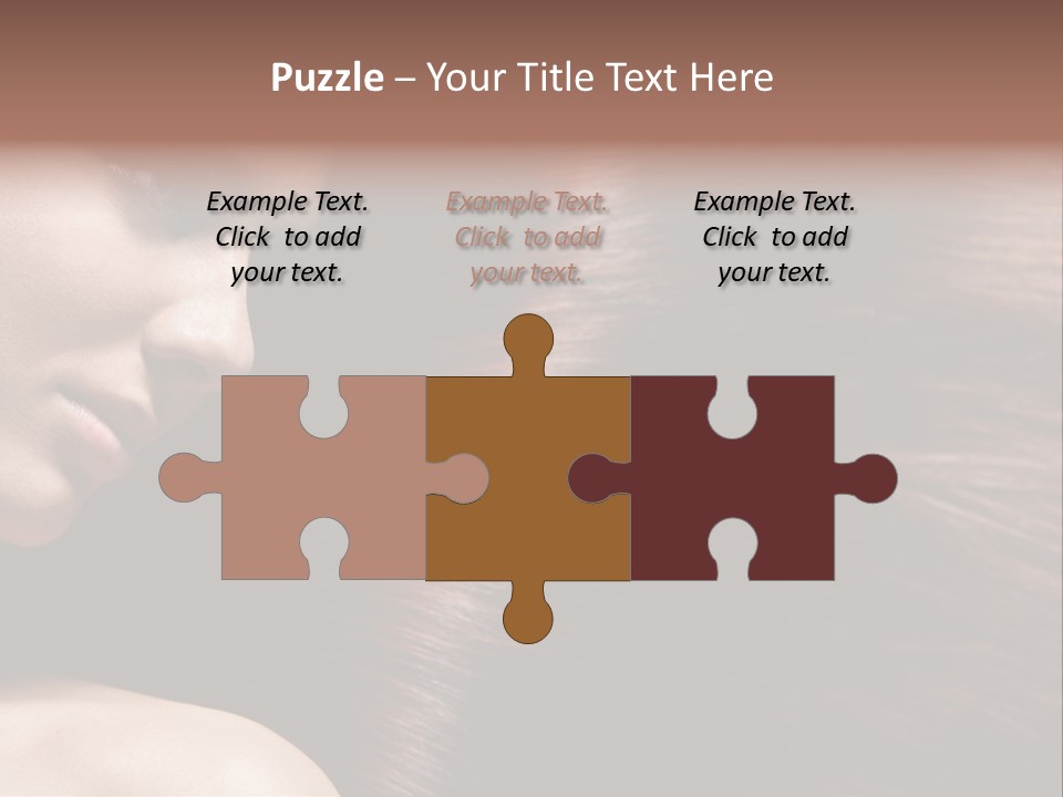 Healthcare Naked Makeup PowerPoint Template