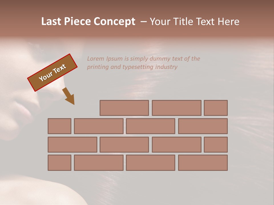 Healthcare Naked Makeup PowerPoint Template