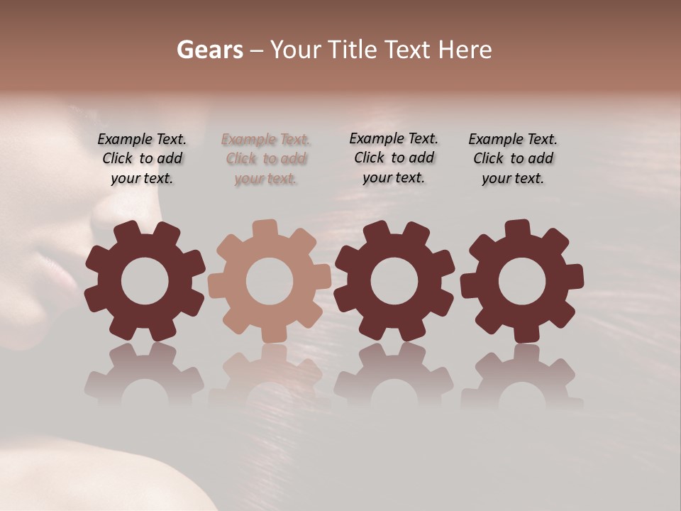 Healthcare Naked Makeup PowerPoint Template