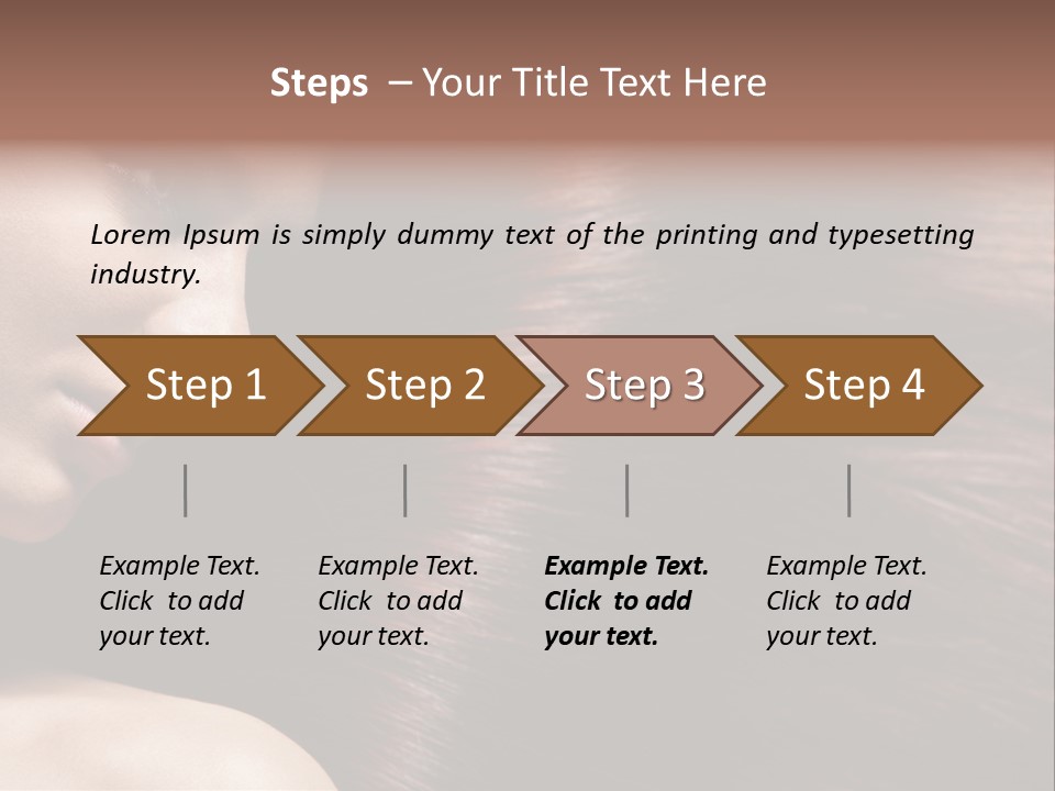 Healthcare Naked Makeup PowerPoint Template