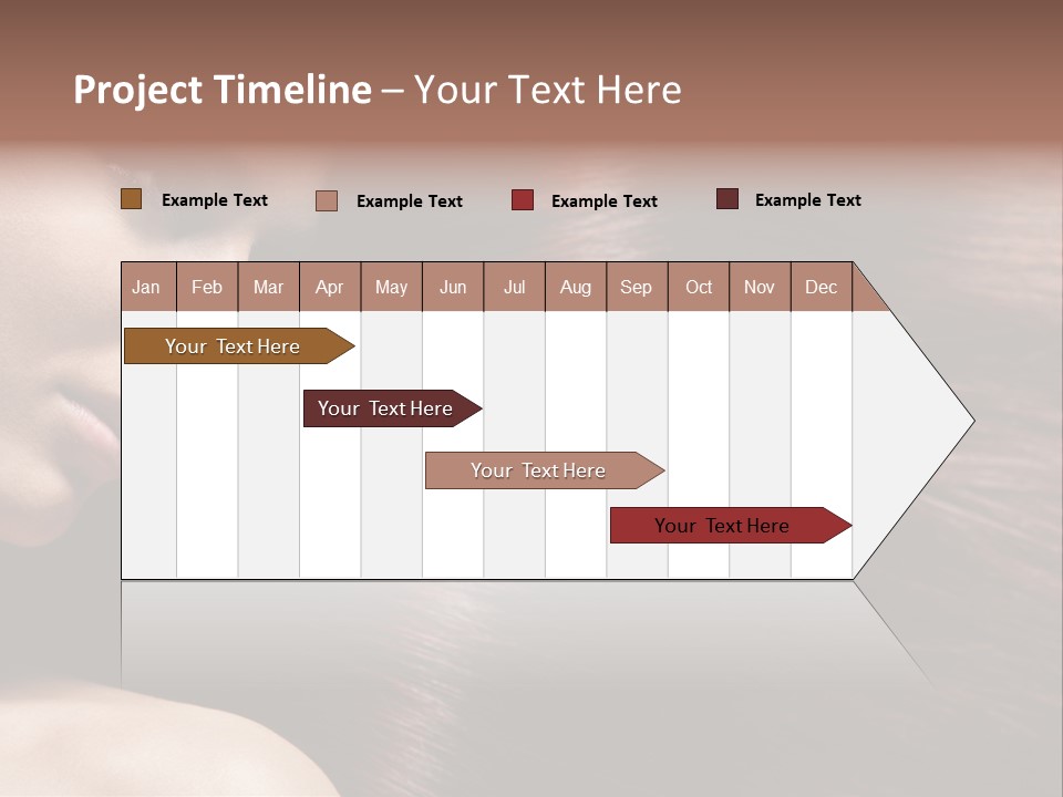 Healthcare Naked Makeup PowerPoint Template