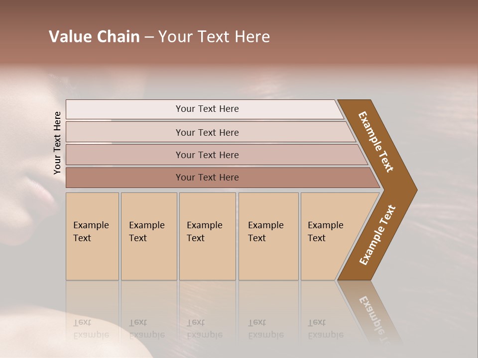 Healthcare Naked Makeup PowerPoint Template