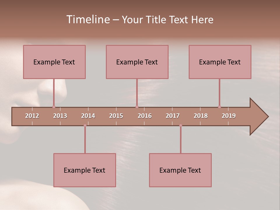 Healthcare Naked Makeup PowerPoint Template