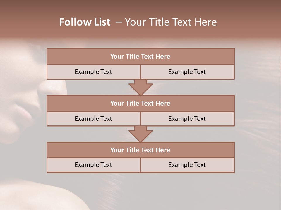 Healthcare Naked Makeup PowerPoint Template