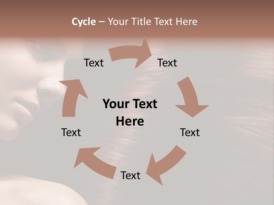 Healthcare Naked Makeup PowerPoint Template