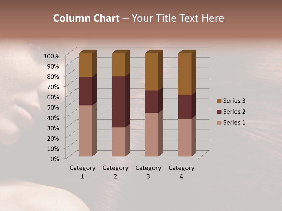 Healthcare Naked Makeup PowerPoint Template