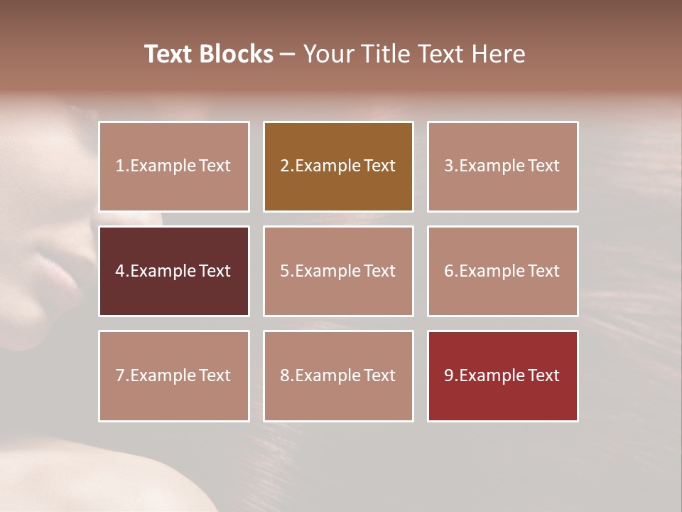 Healthcare Naked Makeup PowerPoint Template