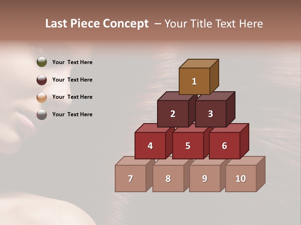 Healthcare Naked Makeup PowerPoint Template