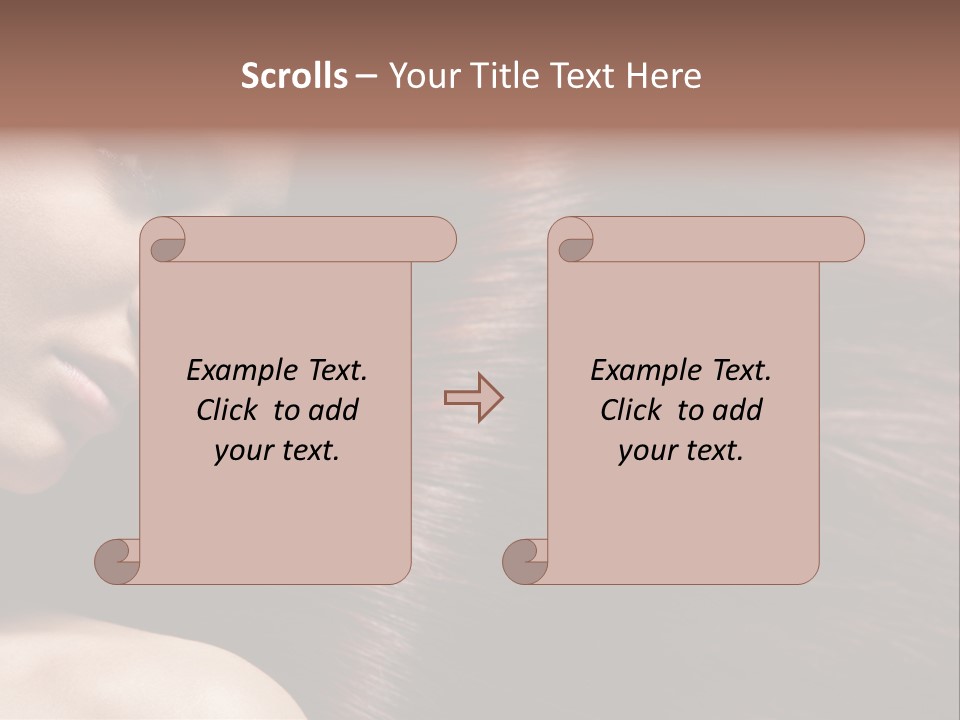 Healthcare Naked Makeup PowerPoint Template