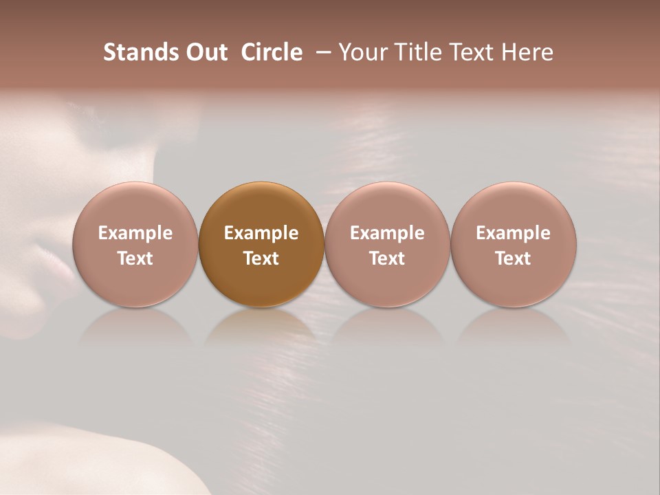 Healthcare Naked Makeup PowerPoint Template