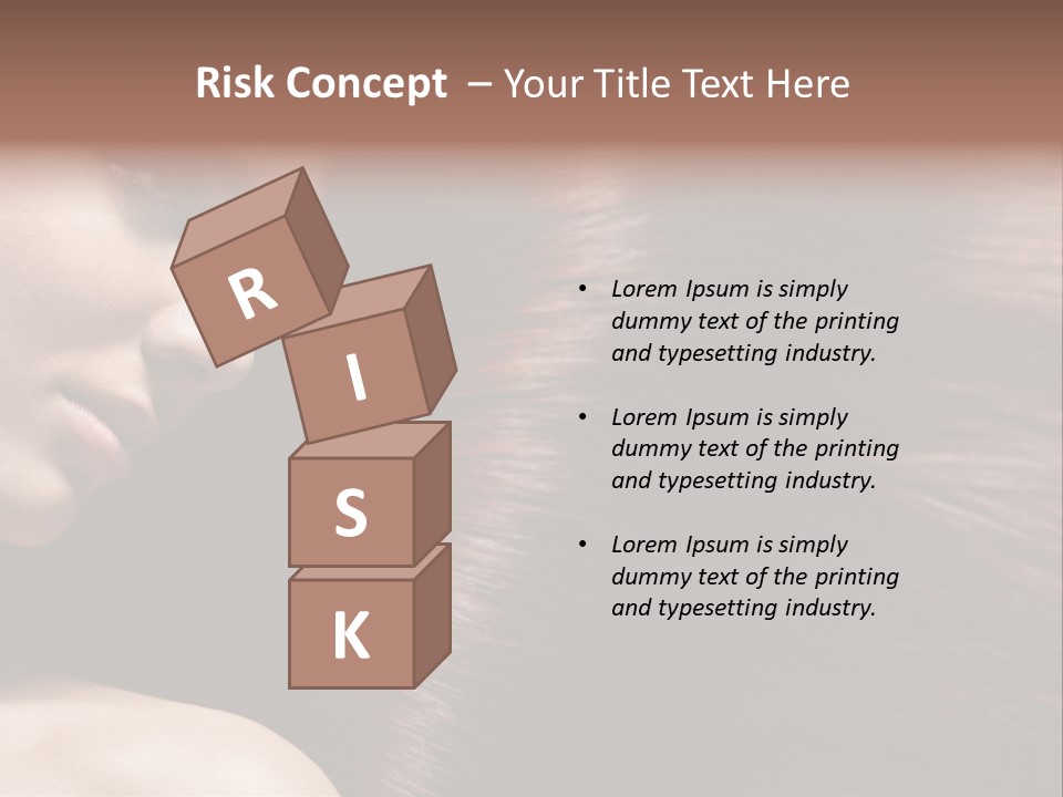 Healthcare Naked Makeup PowerPoint Template