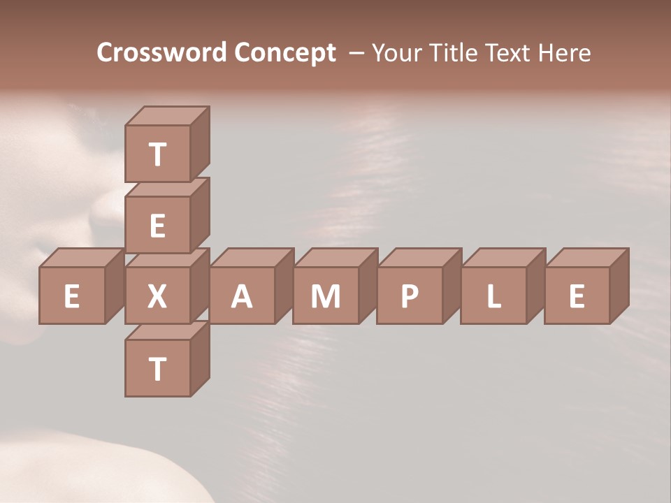 Healthcare Naked Makeup PowerPoint Template