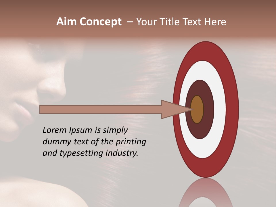 Healthcare Naked Makeup PowerPoint Template