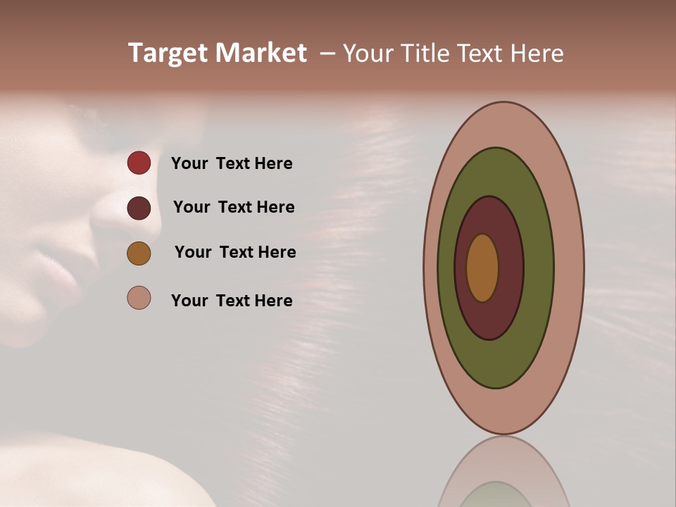 Healthcare Naked Makeup PowerPoint Template