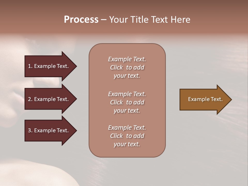 Healthcare Naked Makeup PowerPoint Template