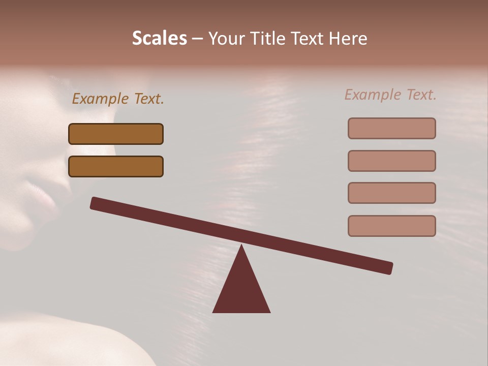 Healthcare Naked Makeup PowerPoint Template