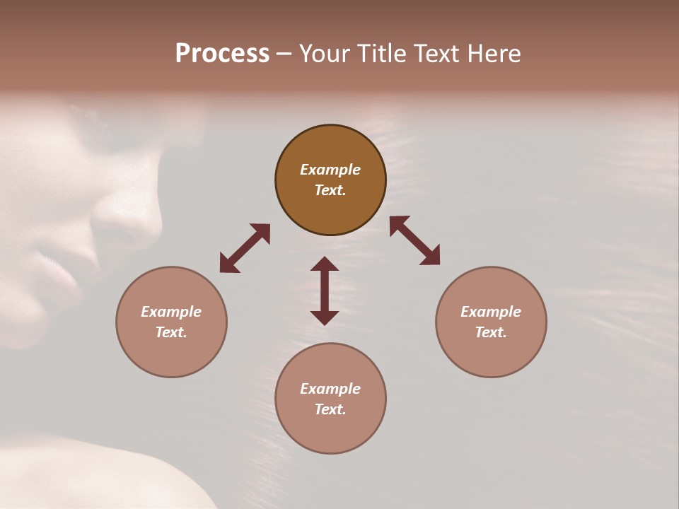 Healthcare Naked Makeup PowerPoint Template