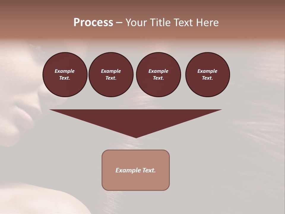 Healthcare Naked Makeup PowerPoint Template