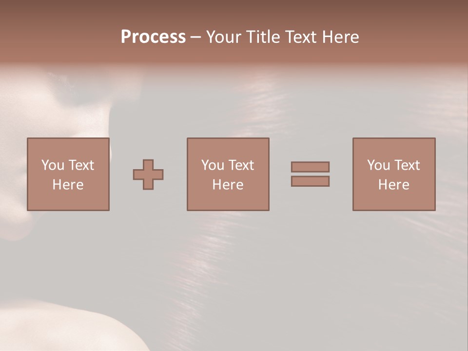 Healthcare Naked Makeup PowerPoint Template