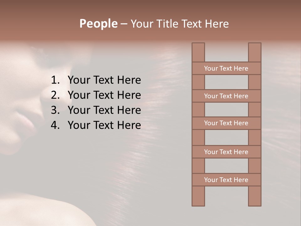 Healthcare Naked Makeup PowerPoint Template