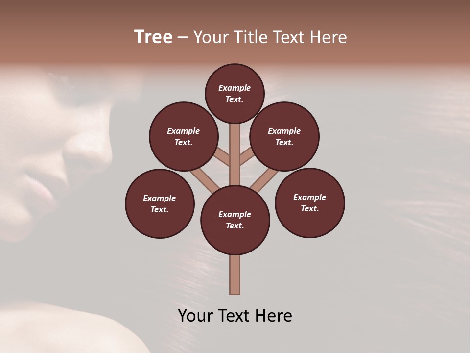 Healthcare Naked Makeup PowerPoint Template