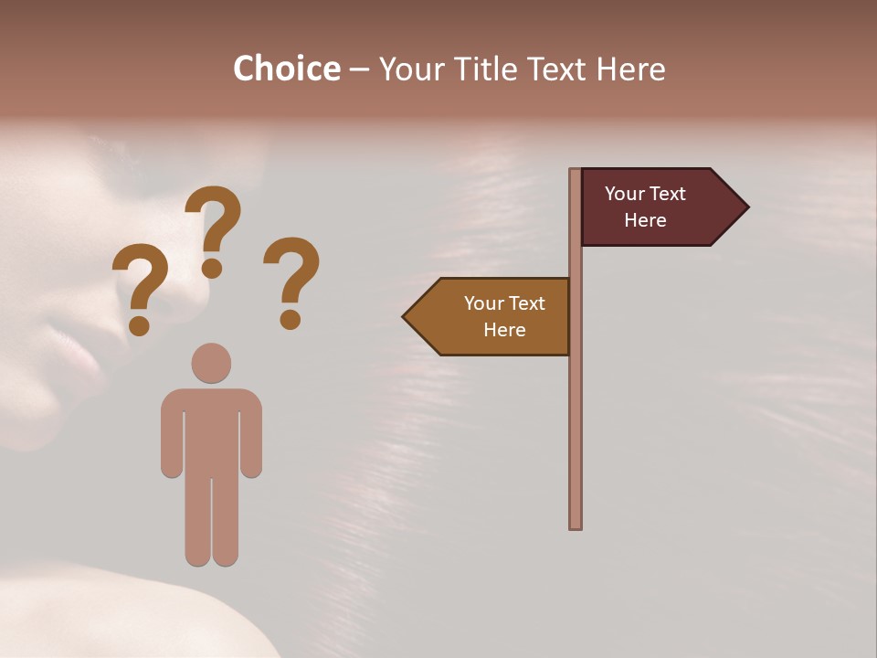 Healthcare Naked Makeup PowerPoint Template