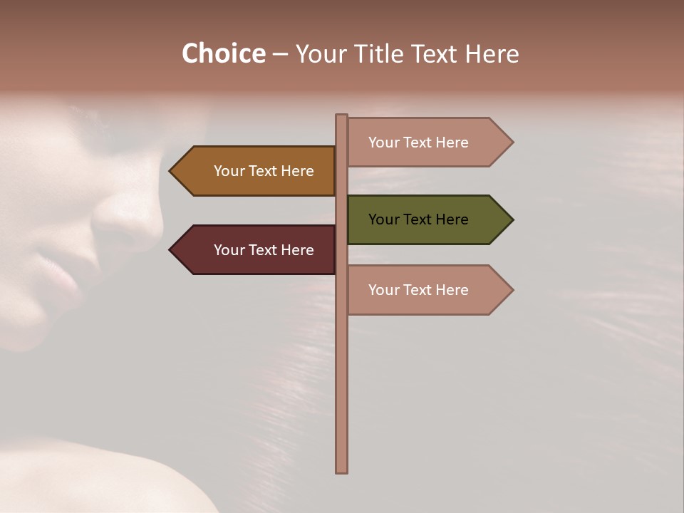 Healthcare Naked Makeup PowerPoint Template