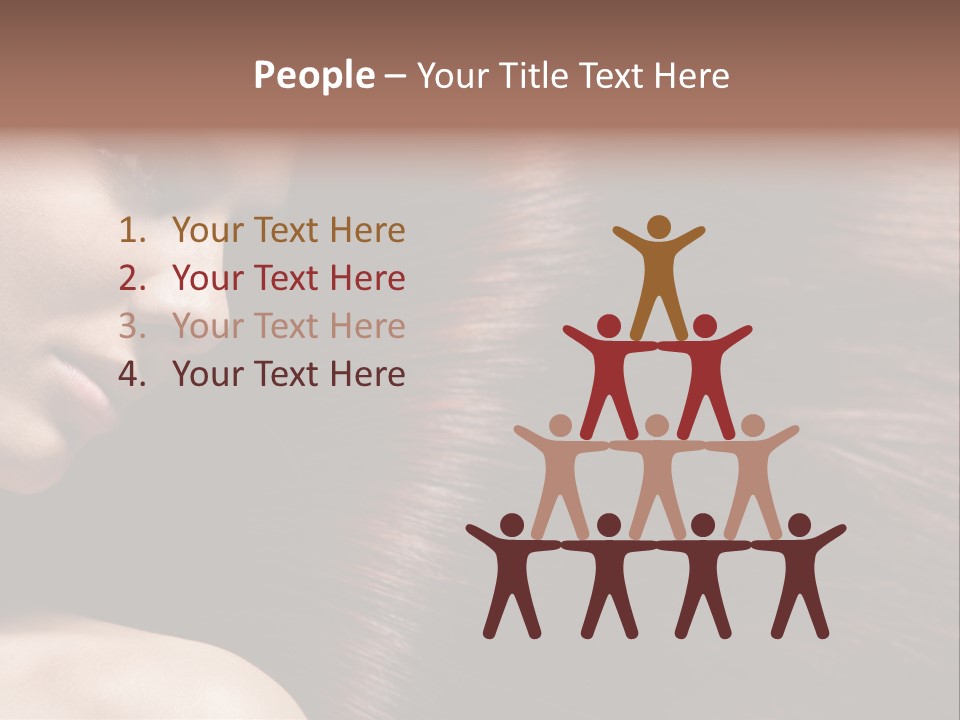 Healthcare Naked Makeup PowerPoint Template
