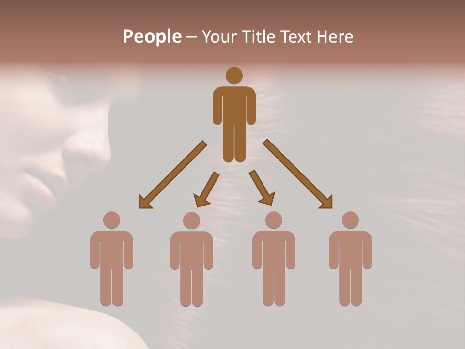 Healthcare Naked Makeup PowerPoint Template