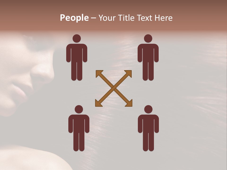 Healthcare Naked Makeup PowerPoint Template