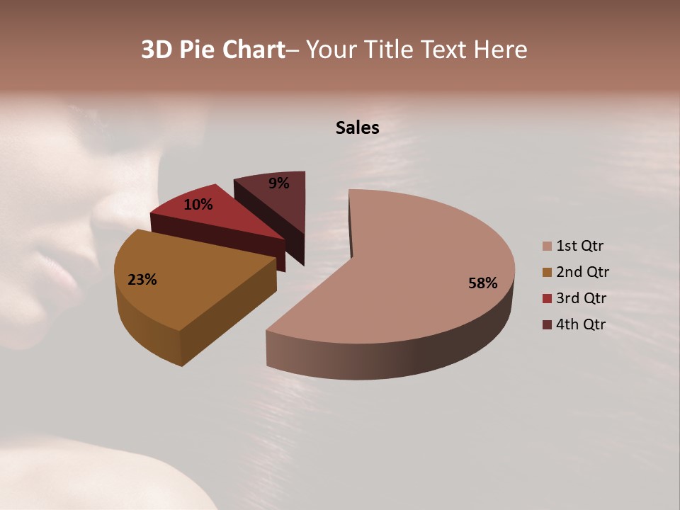 Healthcare Naked Makeup PowerPoint Template