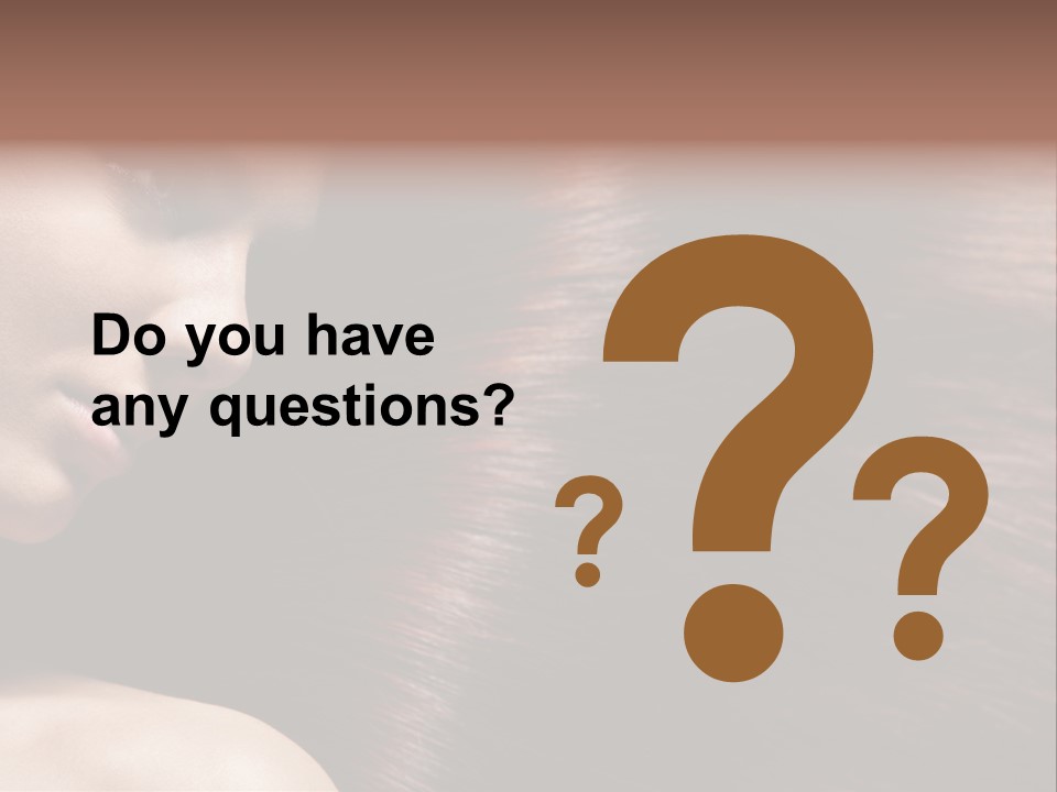 Healthcare Naked Makeup PowerPoint Template